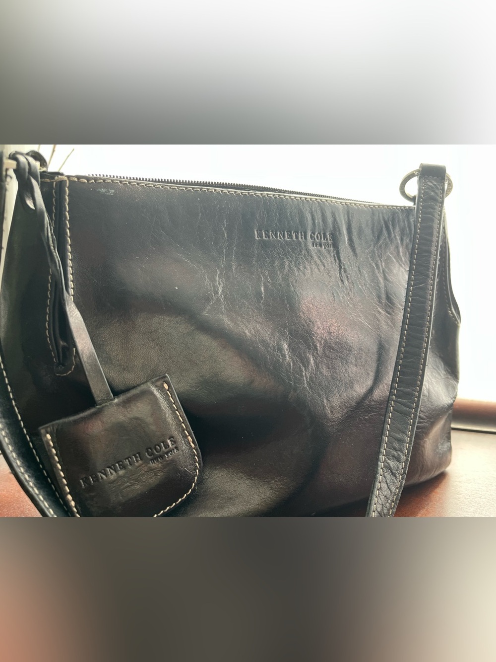 Kenneth Cole Black Leather Women’s Purse
